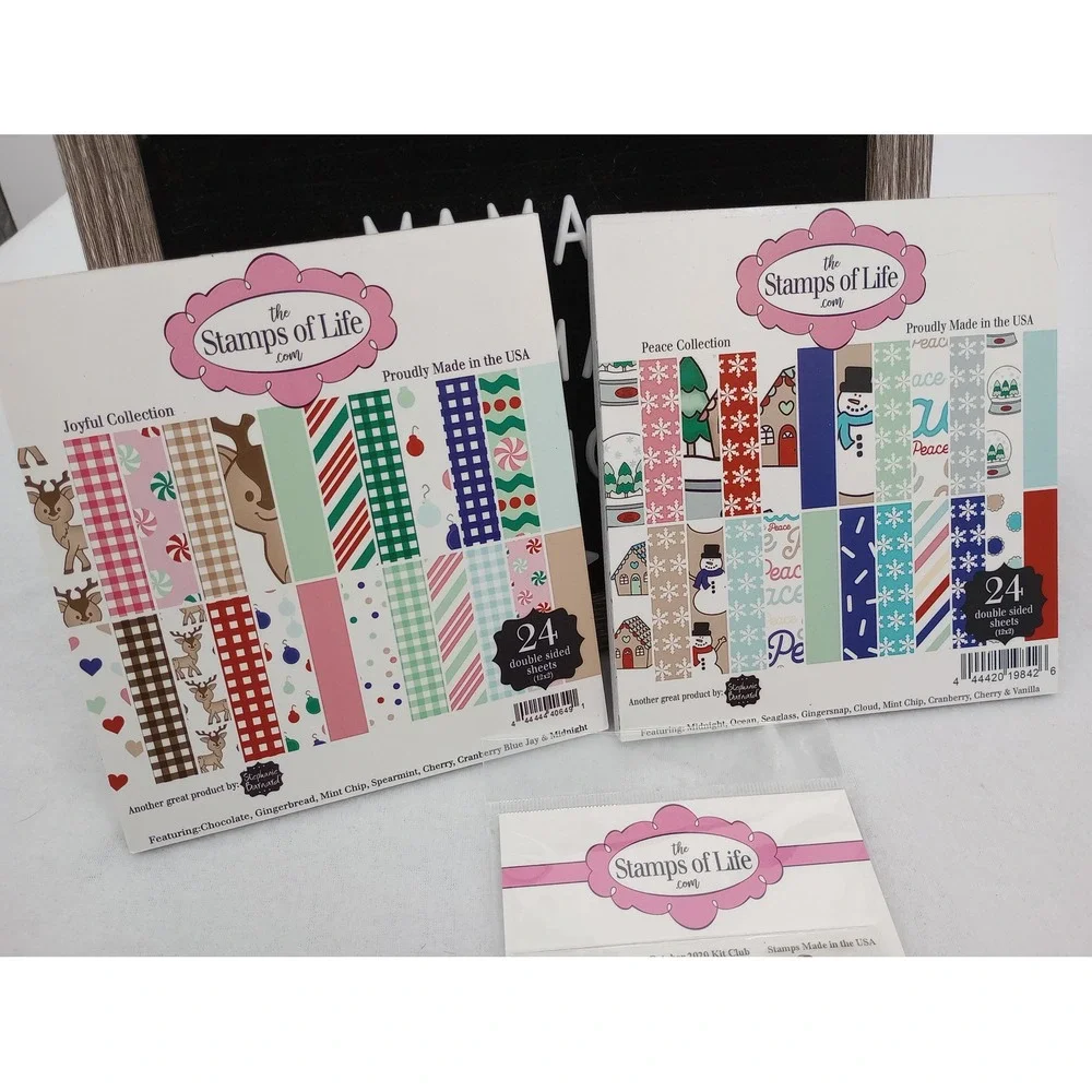 The Stamps of Life Paper Pad & Stamps October 2020 Joyful Peace Collection